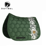 Czaprak Dotibel Nova zielony/szare kwiaty