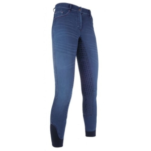 Bryczesy HKM Summer Denim Easy