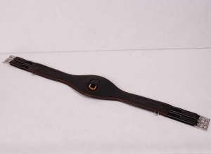 Popręg skórzany, elastyczny, treningowy  Daw-Mag